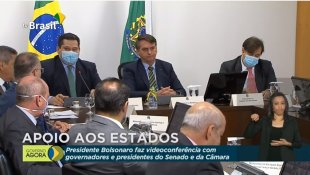 Bolsonaro e governadores anunciam cessar fogo: estabilidade para atacar durante a pandemia