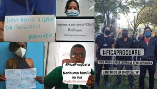 Campanha de fotos #FicaProguaru: diversas categorias enviam apoio aos funcionários em greve