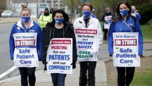 Estados Unidos: greve de sete meses de enfermeiras de Massachusetts