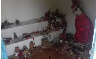 Mais um centro espírita é depredado na Baixada Fluminense