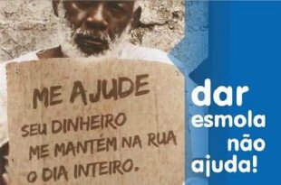 Ódio aos pobres e racismo em campanha nas redes sociais contra esmola no Rio