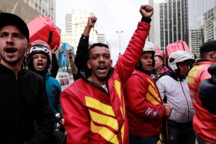 A partir do Brasil se expande a greve internacional dos entregadores