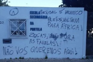 Racismo em Portugal: pichações expõem preconceito vivido por brasileiros e africanos 