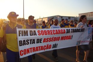 Todos ao ato nesta quinta dos trabalhadores em greve dos Correios de São Paulo