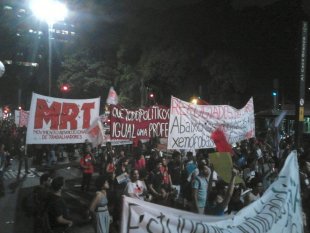 Mais de dez mil pessoas contra os ajustes de Dilma e da direita e em apoio às lutas dos trabalhadores 