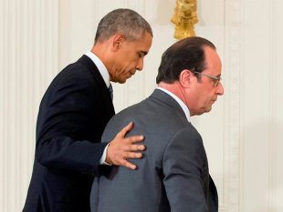A `grande e única` coalizão contra o EI desejada por Hollande começou mal