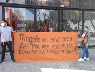 Educadores em greve há quase 100 dias exigem do SINPEEM assembleia e fundo de greve