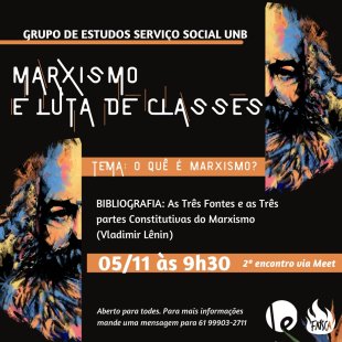 “O que é marxismo?” Em base a Lênin, essa será a próxima discussão do grupo de estudos Marxismo e Luta de Classes