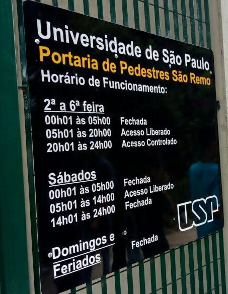 USP restringe o acesso de trabalhadores terceirizados e moradores da São Remo à Universidade
