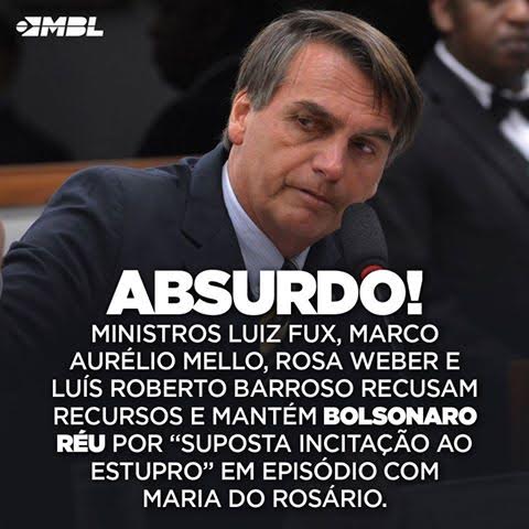 MBL defende Bolsonaro diante de decisão do STF