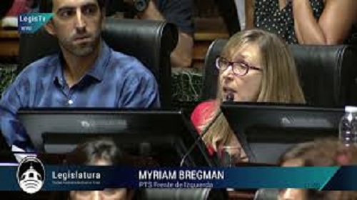 Câmara de Buenos Aires aprova repúdio ao assassinato de Marielle, por moção de Myrian Bregman do PTS