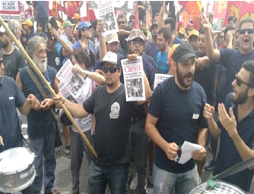 O parlamentarismo revolucionário do PTS durante a greve dos gráficos da Clarín