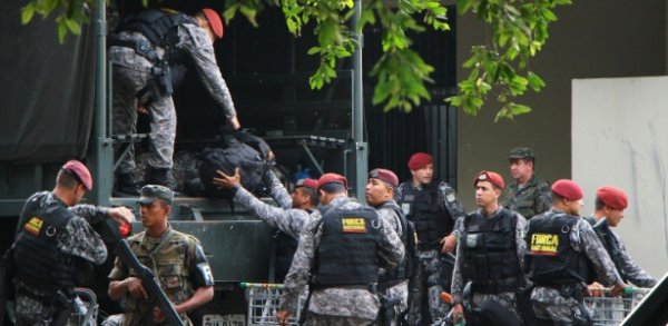 Chega em Manaus a Força Nacional para fortalecer a repressão policial