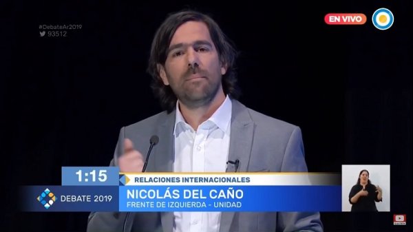 Argentina - Del Caño: “É impossível seguir as políticas do FMI, pagar a dívida e dizer que está ao lado dos interesses populares"