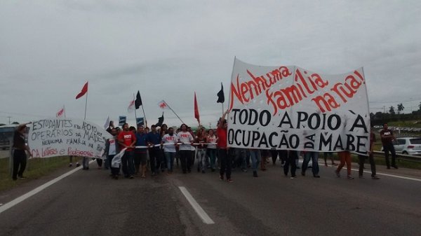 Apoiadores fecham principal rodovia de Campinas em defesa da ocupação da MABE