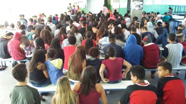 Quilombo Vermelho visita escola estadual em Campinas