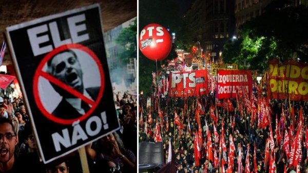 Bolsonaro na Argentina: Frente de Esquerda marcha em repúdio à sua chegada