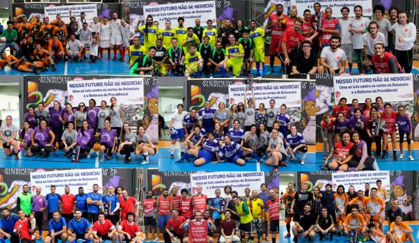 Festival Solidariedade Operária de Futebol de Salão reúne times de várias categorias