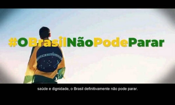 Bolsonaro lança campanha da morte: “Brasil não pode parar”