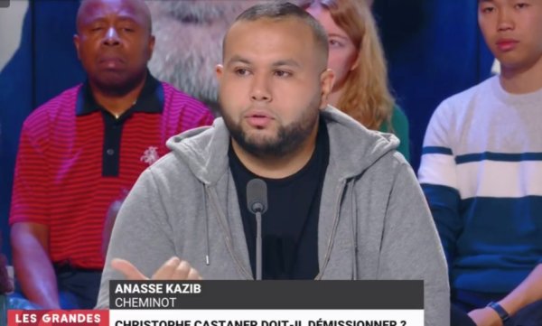 Anasse Kazib, o operário agitador da companhia nacional ferroviária da França