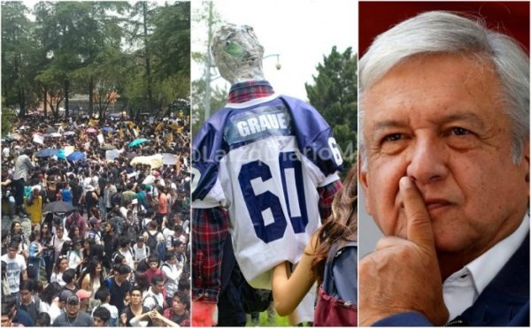 López Obrador apoia as autoridades universitárias responsáveis pelo ataque porril
