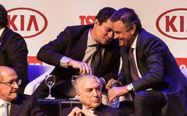 O que a foto de Moro, Aécio, Alckmin e Temer revela sobre a conjuntura nacional