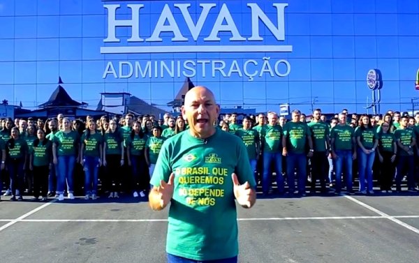Dono da Havan grava vídeo intimidando funcionários a votarem em Bolsonaro