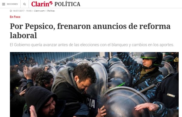 Operários argentinos comprovam: a luta pode frear a reforma trabalhista